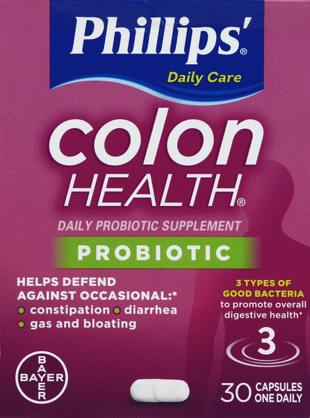 Philips Colon Health Probiotic Capsules 30ct