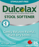 Dulcolax Stool Softener Gelcaps 25ct Dulcolax Stool Softener Gelcaps 25ct