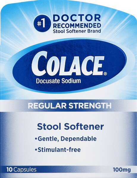 Colace Capsules 100mg 10ct Colace Capsules 100mg 10ct