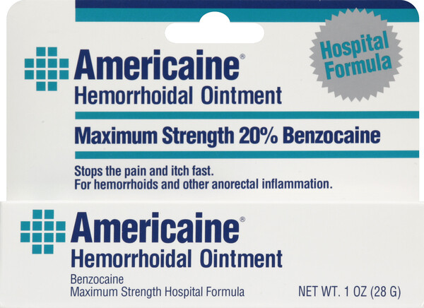 Americaine Hemorrhoidal Ointment 1oz