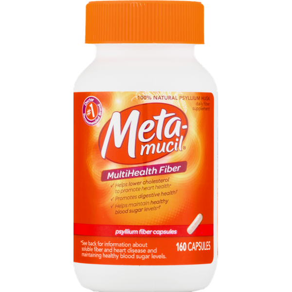 Metamucil 3 in 1 Fiber Capsules 160ct
