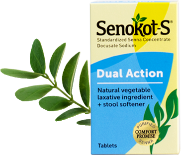 Senokot-S Dual Action Laxative + Stool Softener 30ct Senokot-S Dual Action Laxative + Stool Softener 30ct