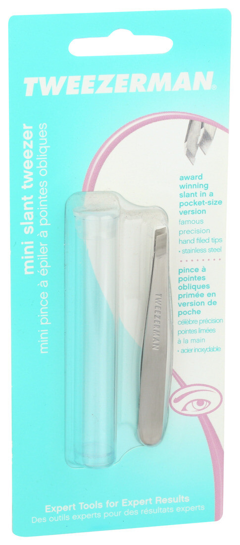 Mini Slant Stainless Steel Tweezers