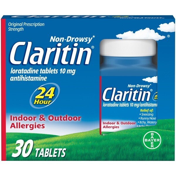 Claritin 24-Hr 10mg Tablets 30ct