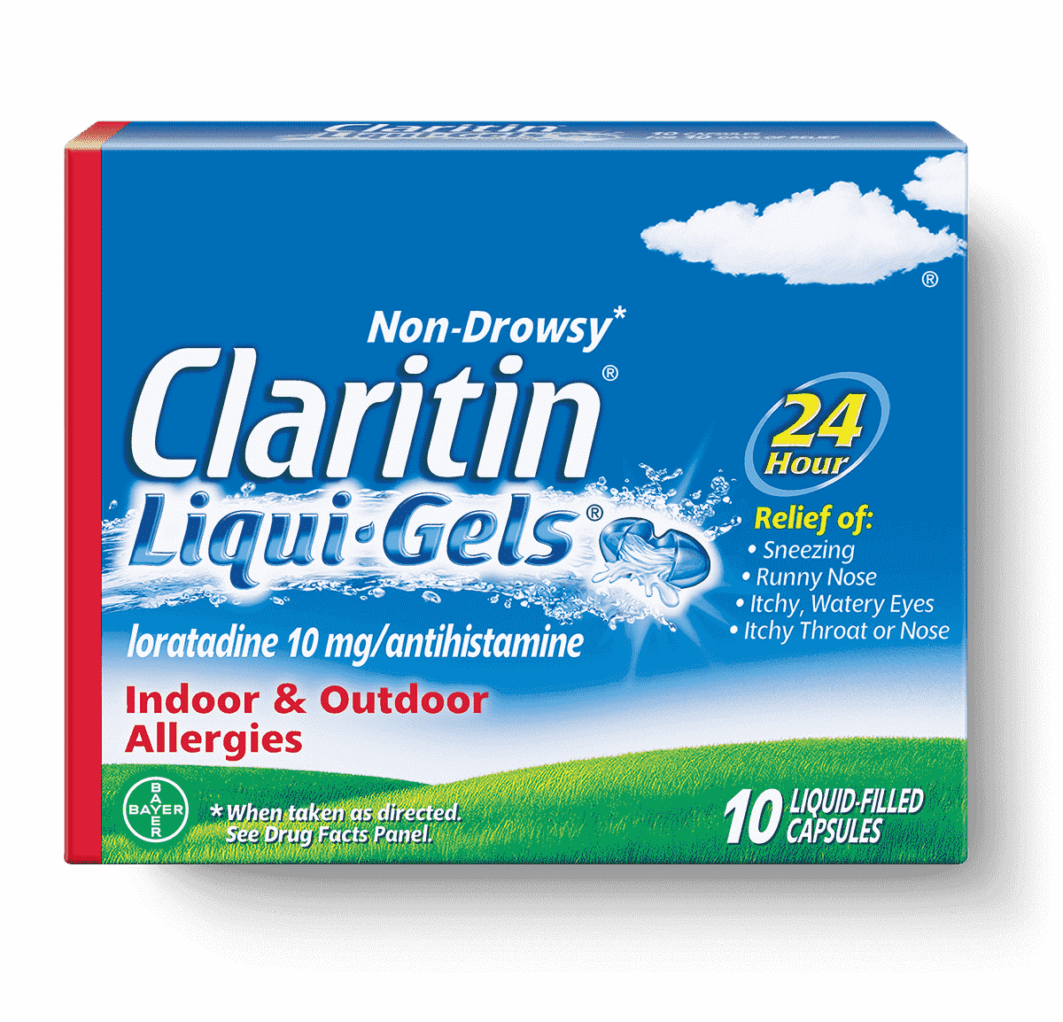 Claritin 24-Hr 10mg LiquiGels 10ct