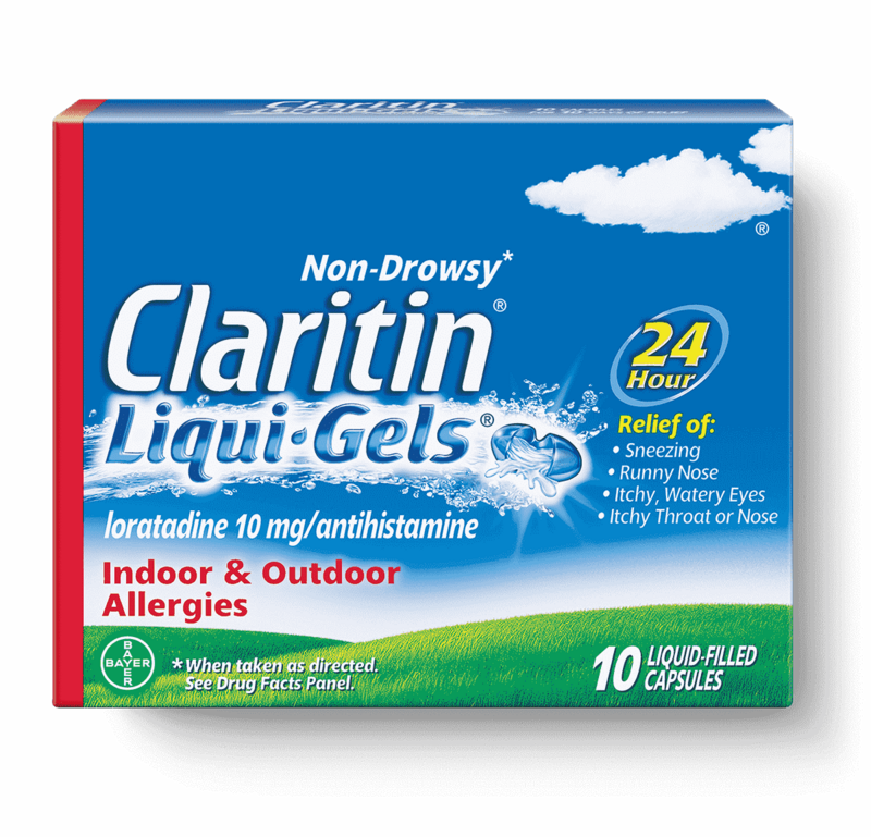 Claritin 24-Hr 10mg LiquiGels 10ct