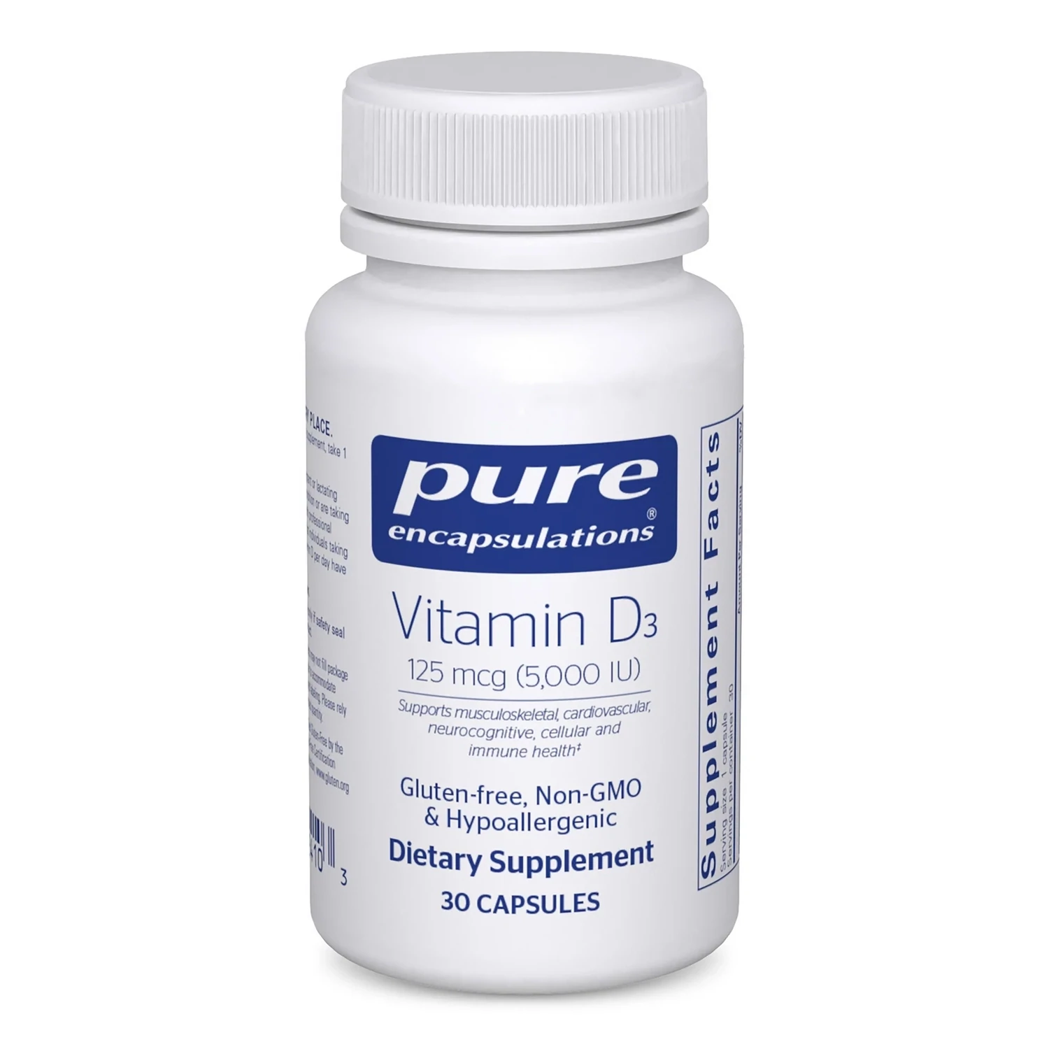 Pure Encapsulations Vitamin D3 125mcg