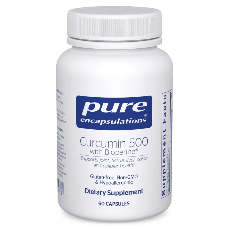 Pure Encapsulations Curcumin 500 with Piperine