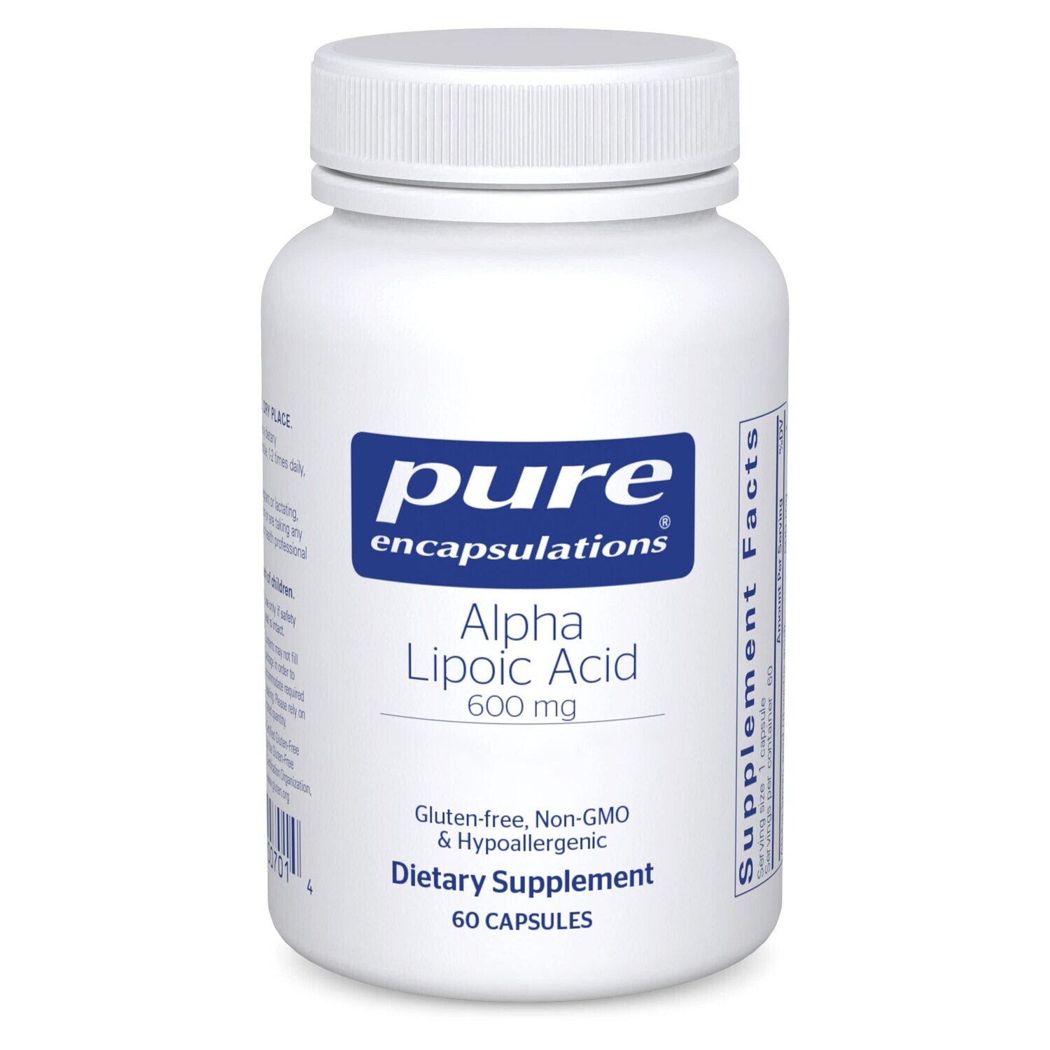 Pure Encapsulations Alpha Lipoic Acid 600mg