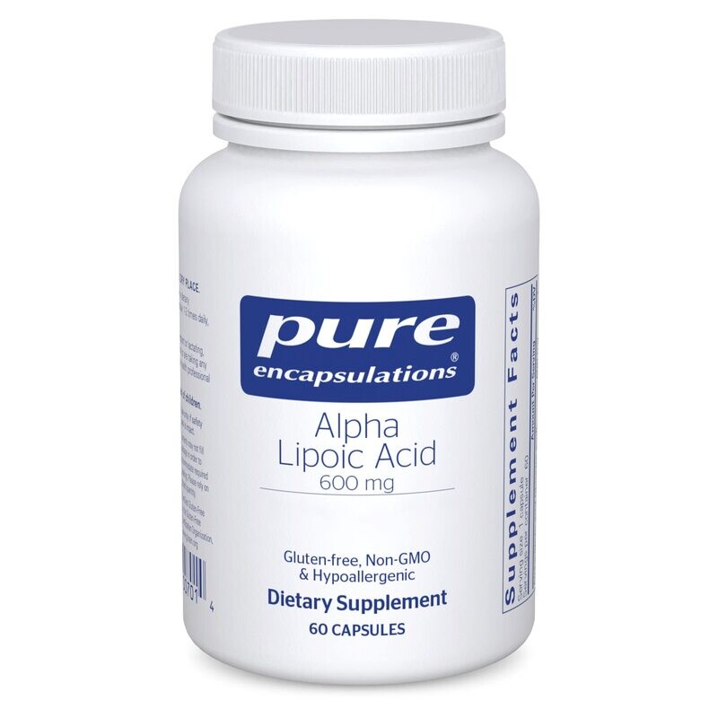 Pure Encapsulations Alpha Lipoic Acid 600mg