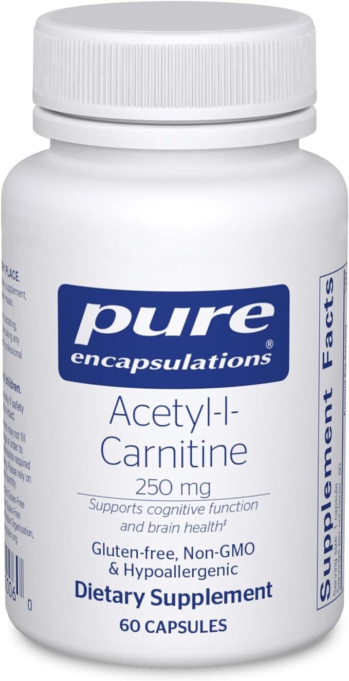 Pure Encapsulations Acetyl-l-Carnitine 250mg