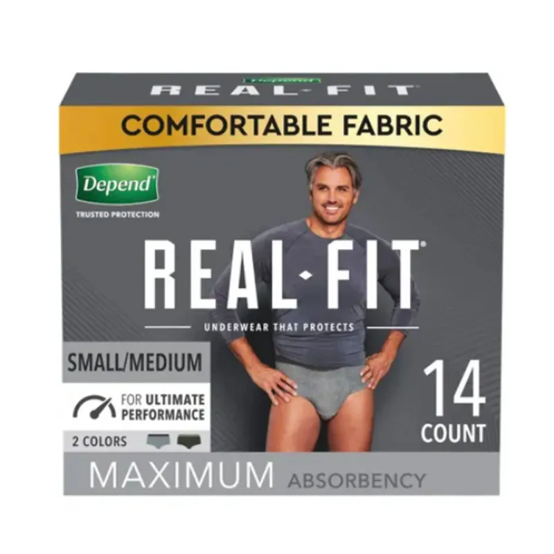 Depend Real Fit for Men Size Small/Medium