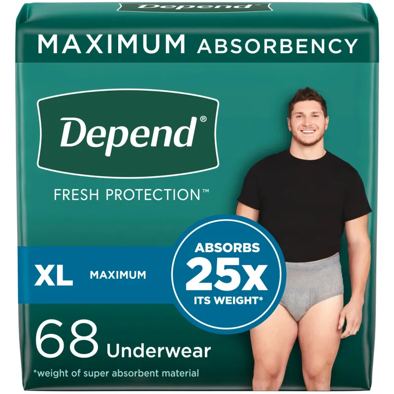 Depend Maximum Absorbency for Men Size XL