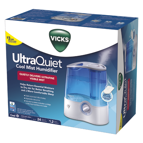 Vick&#39;s UltraQuiet Ultrasonic Humidifier