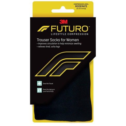 Futuro Compression Trouser Socks for Women Size Medium