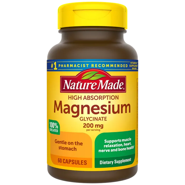Nature Made Magnesium Glycinate 200mg 60ct