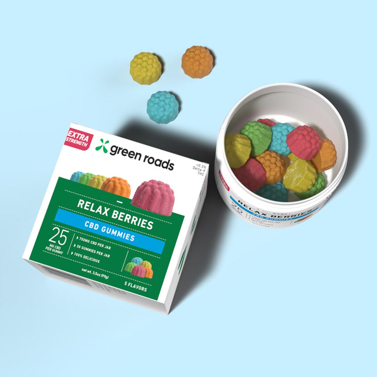 Green Roads | Relax Berries 750mg