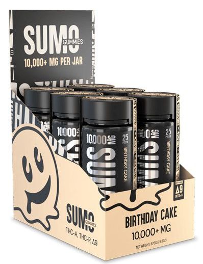 Half Bak&#39;d | Sumo Gummies Jar 10000mg