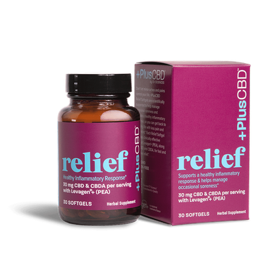 +PlusCBD | Relief CBD / CBDa Softgels 30mg