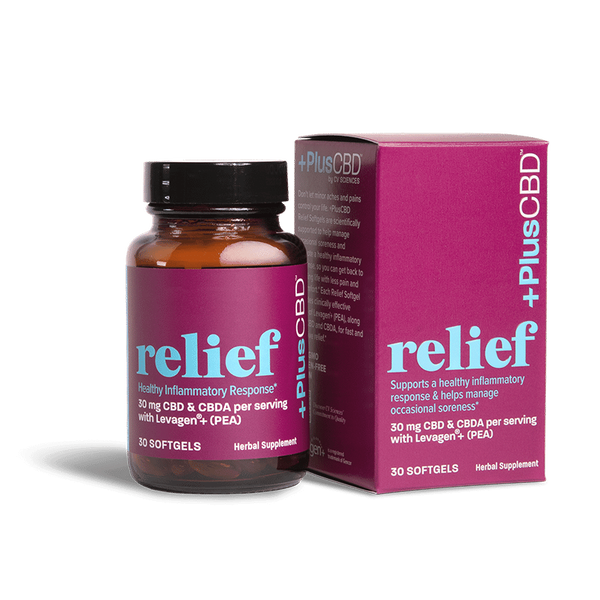 +PlusCBD | Relief CBD / CBDa Softgels 30mg