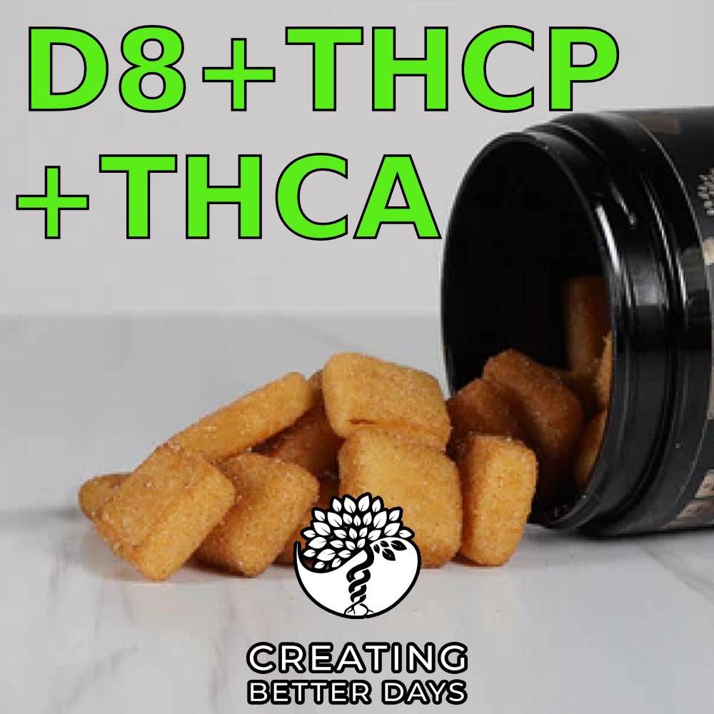 Canna Bar | Cinna Crunchies THCA + THCP + D8 Gummy