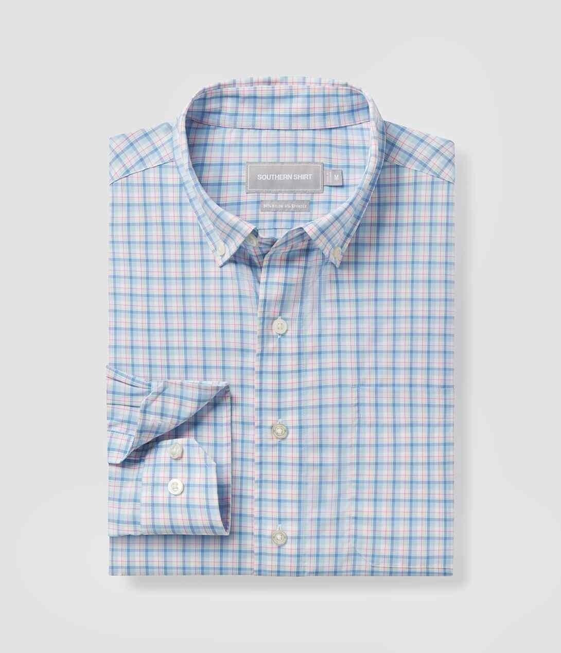 Piedmont Plaid LS, Size: M