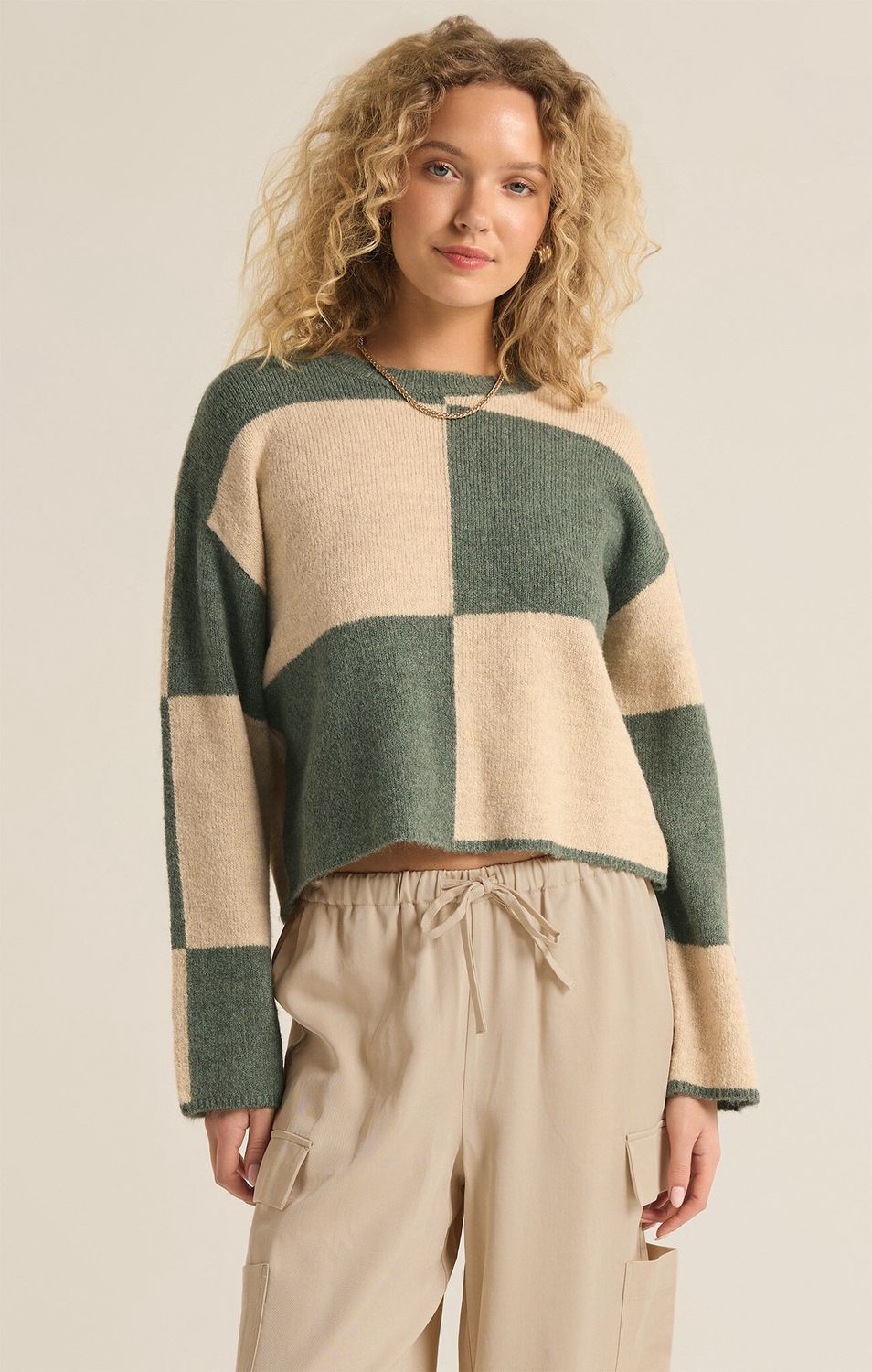 Rosi Blocked Sweater, Size: S