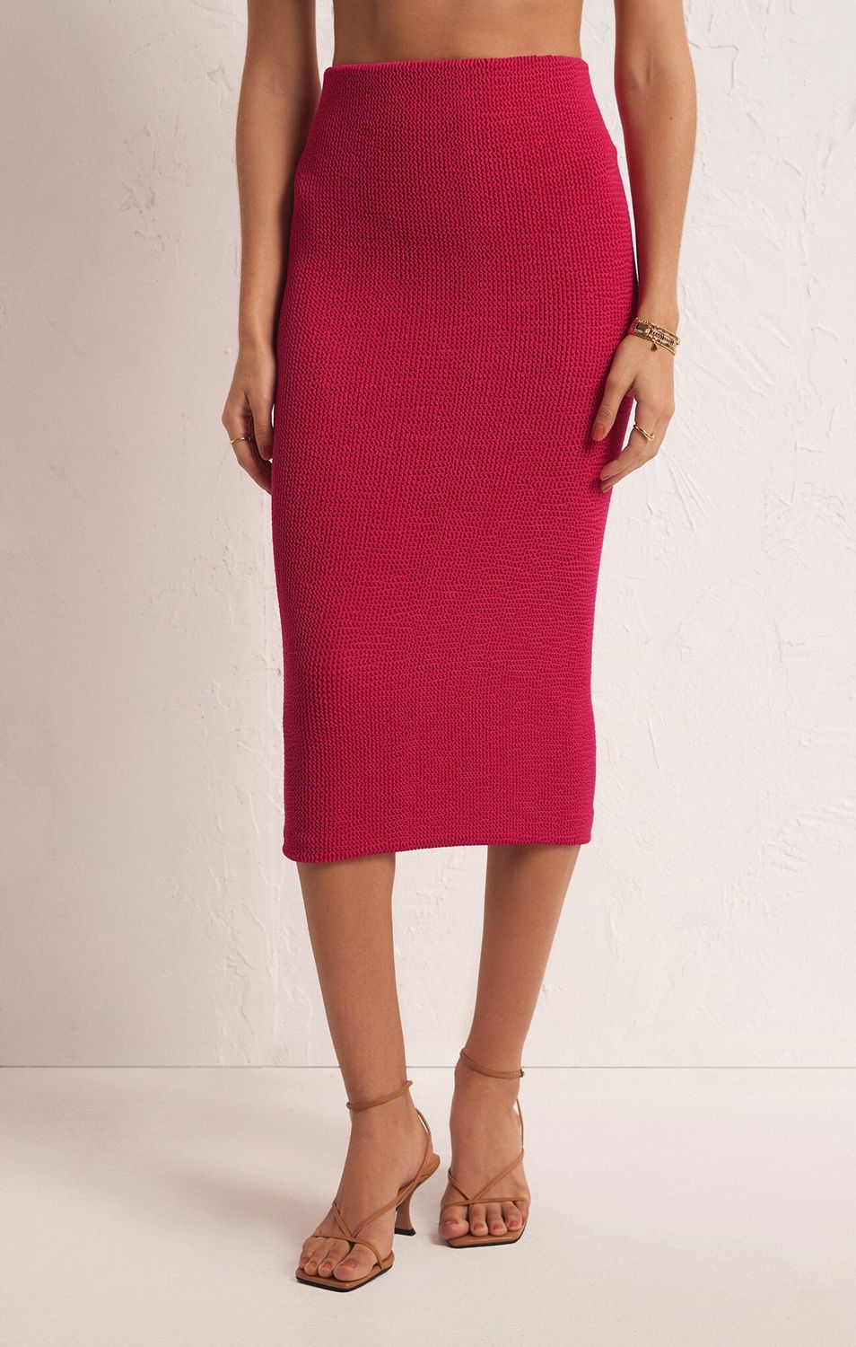 Aveen Midi Skirt, Color: Dragon Fruit, Size: XS/S