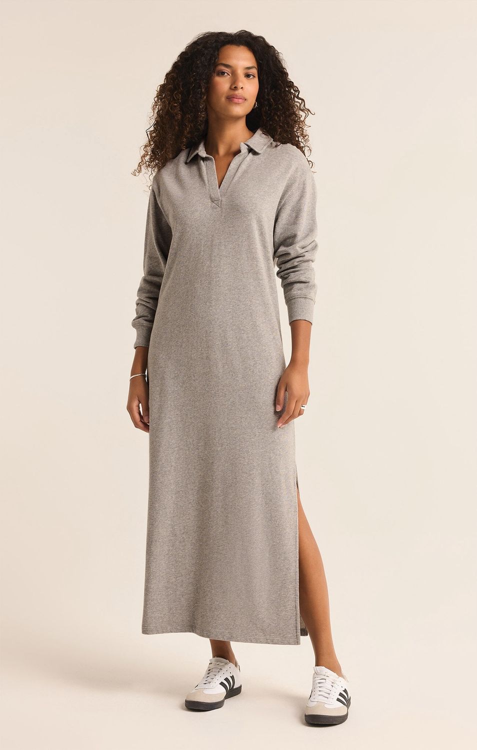 Aspen Maxi Sweatshirt Dress, Size: XS