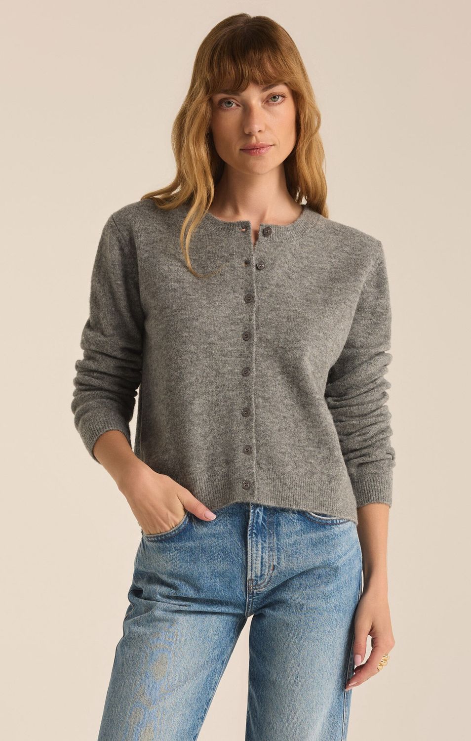 Outlook Cardigan, Color: Classic Heather Grey, Size: XS