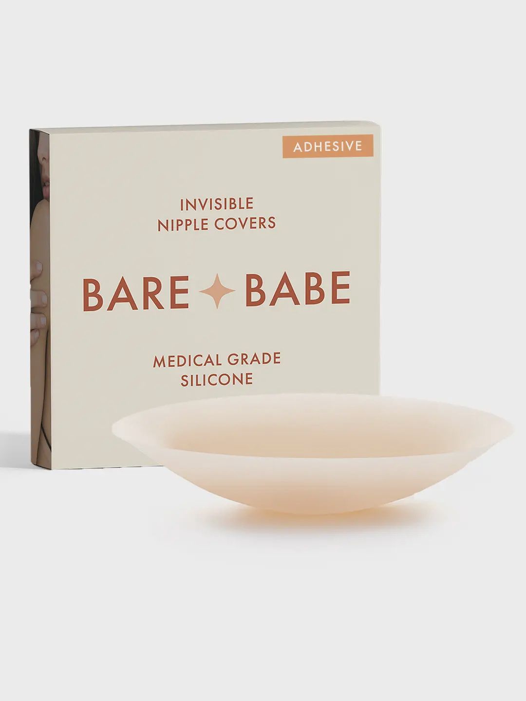 Adhesive Nipple Covers, Color: Creme