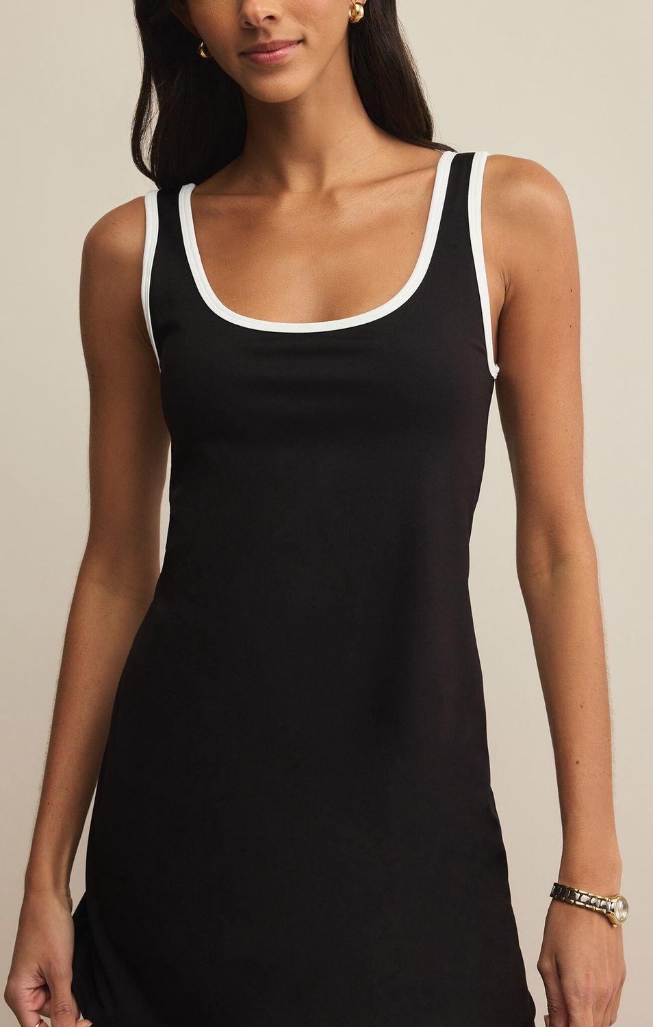 Volly Dress, Color: Black, Size: XS