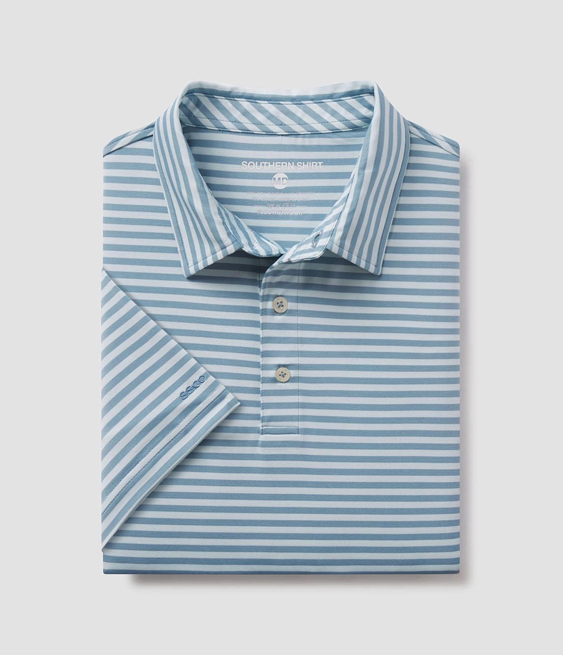 Sarasota Stripe Polo, Size: S, Color: Sweet Water