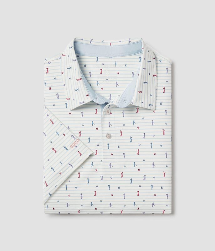For The Best Printed Polo