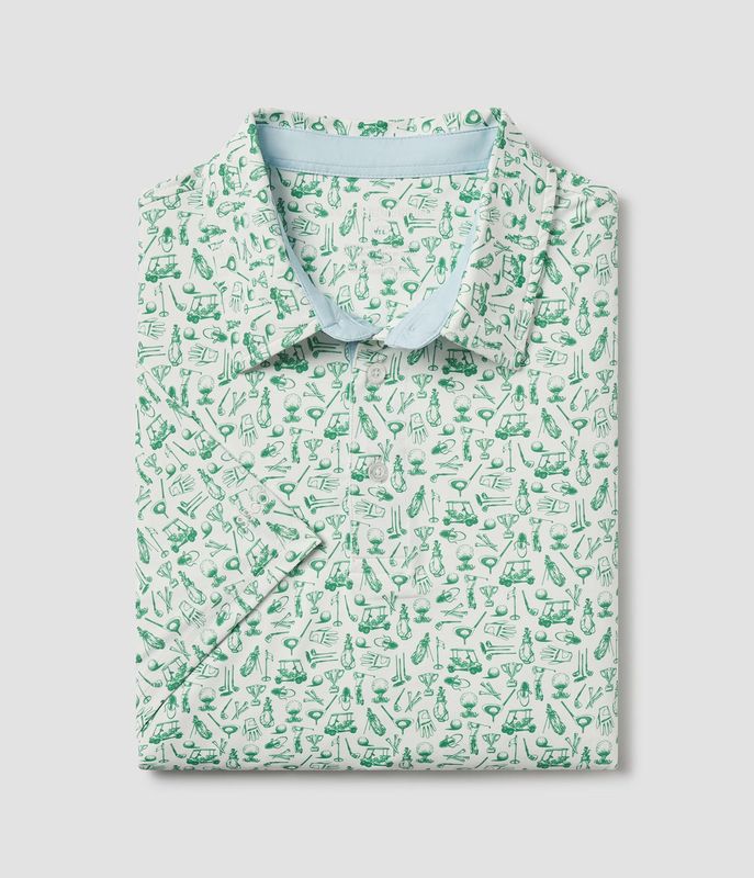 Tapped In Print Polo