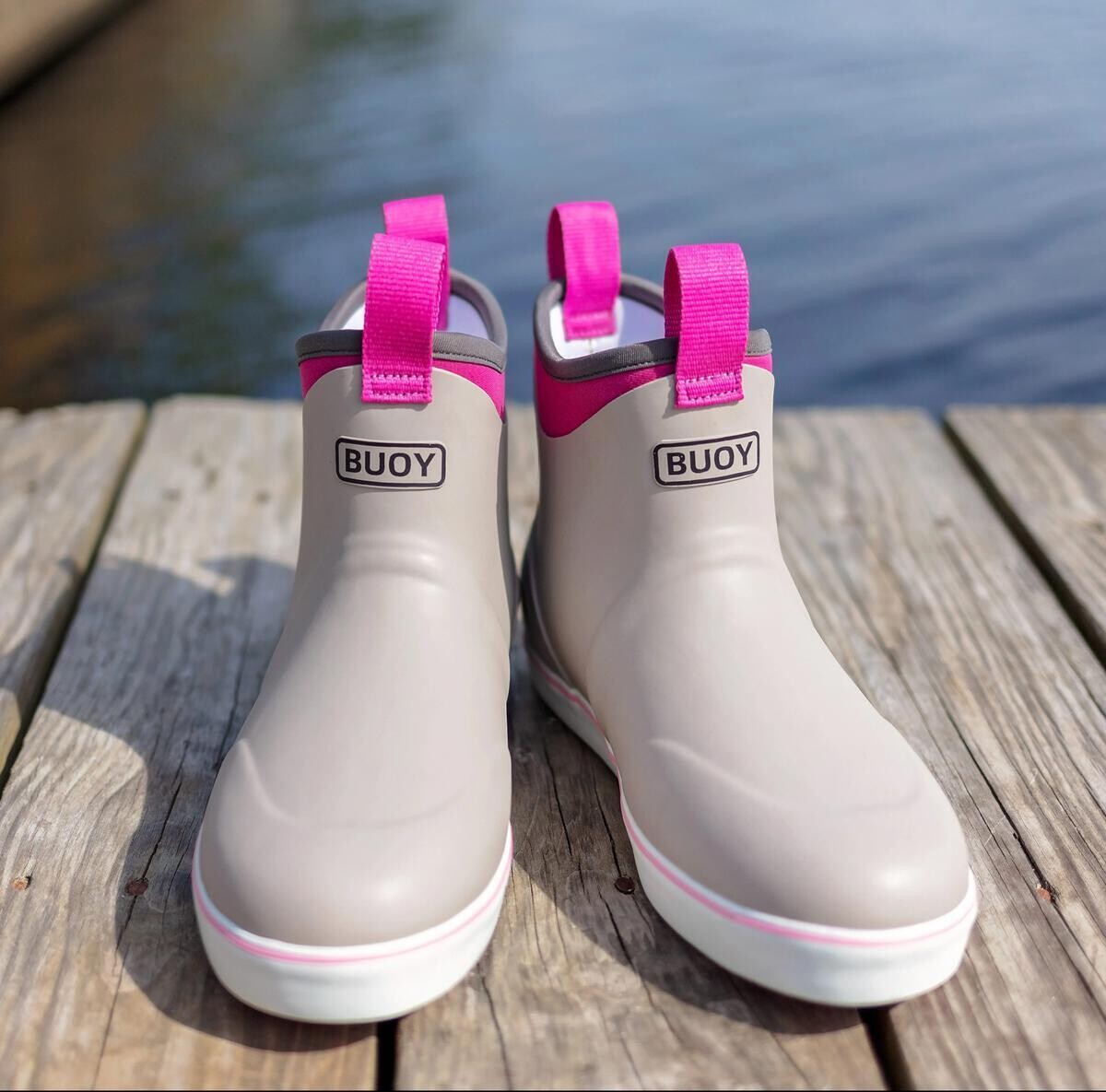 Women&#39;s Ankle Boot-Pink/Gray