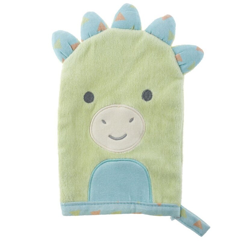 Bath Mitt-Dino
