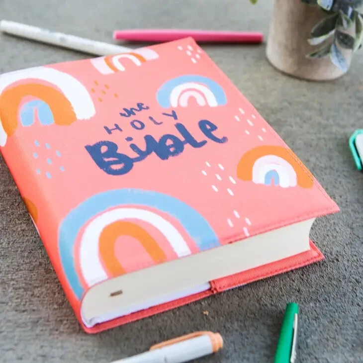 Rainbow Wishes Bible Slipcover