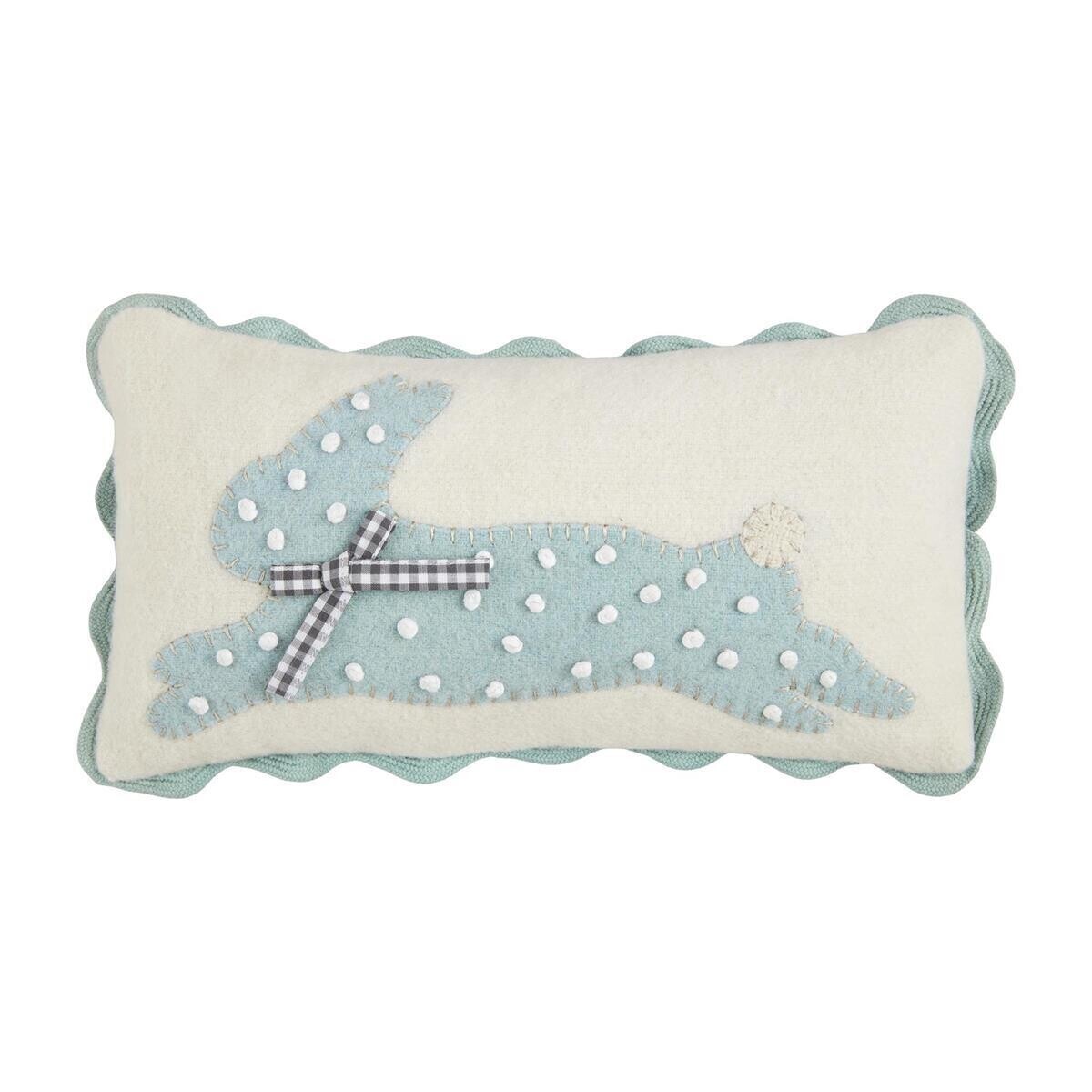 Jumping Bunny Mini Pillow