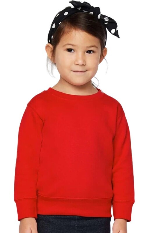 Toddler Fleece Sweatshirt- Red