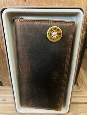 Zeppro Brown Long Wallet - Shell