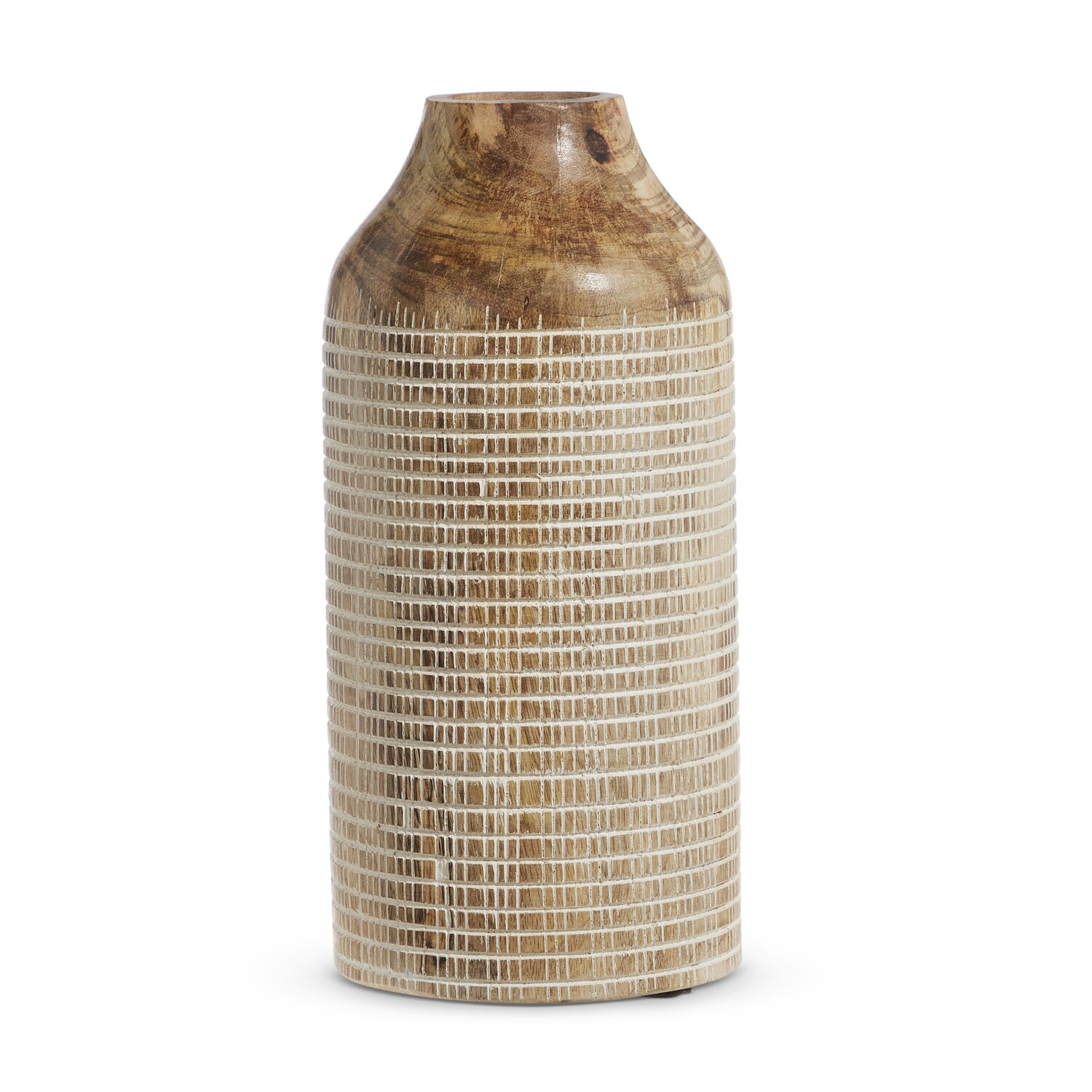 12&quot; Plaid Vase