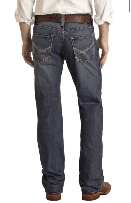 Crossed Stitch Double Barrel Jeans