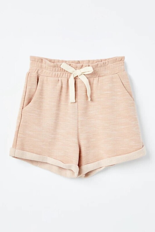 Heathered Knit Shorts