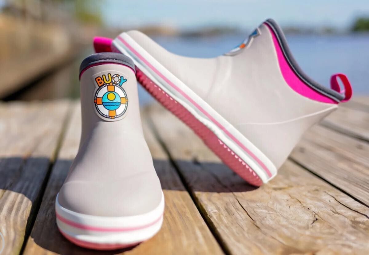 Kid&#39;s Ankle Boot-Pink/Grey