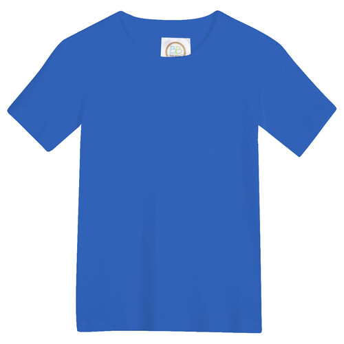 Boys Monogram Blank SS - Royal Blue