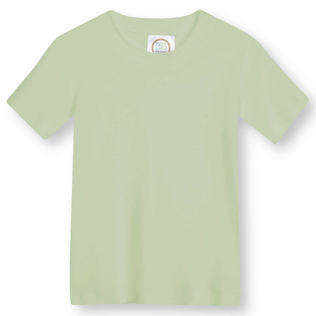 Boys Monogram Blank SS - Lime Green