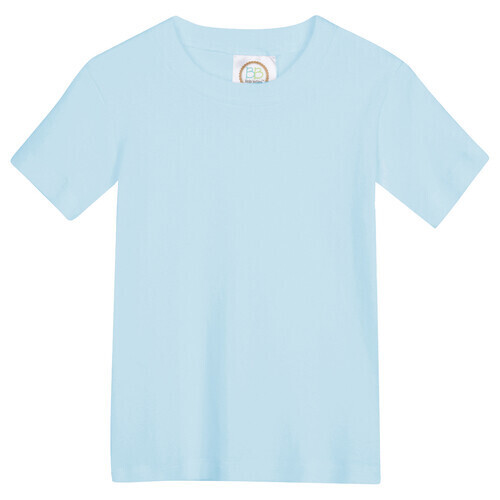 Boys Monogram Blank SS - Ice Blue