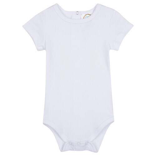 Blank Unisex SS Infant Bodysuit - White