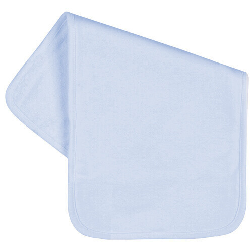 Blank Infant Burp Cloth - Blue